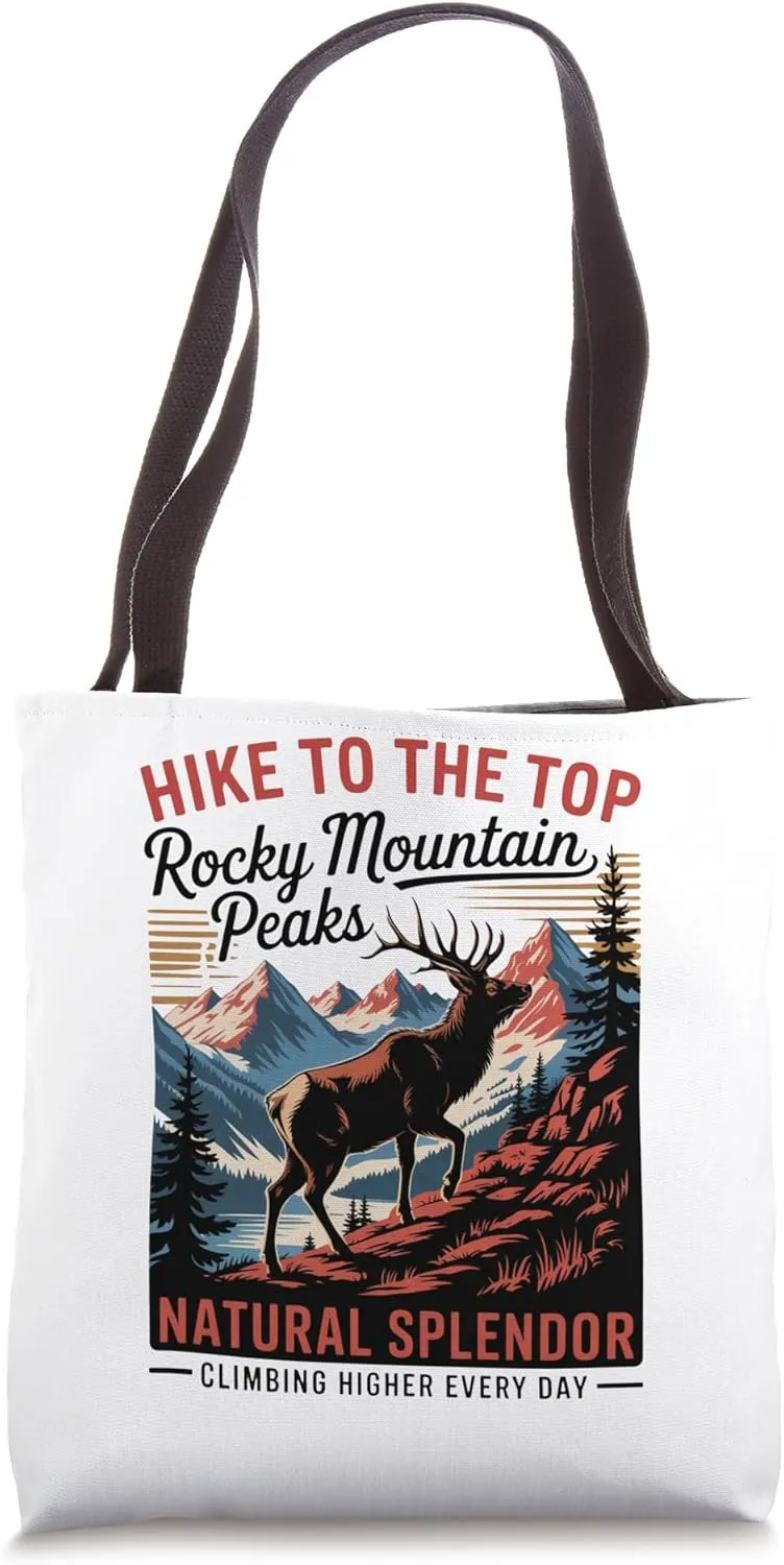Rocky Mountain Wildlife - Colorado Rocky Mountains Elk Tote Bag