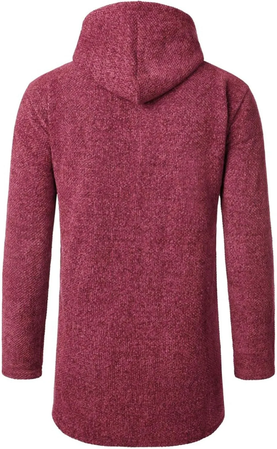 RTRDE Mens Coat Knitted Cardigan Sweaters Jacket Full Zip Fleece Lined Winter Warm Hoodie Coat Casual Jackets, L-4XL