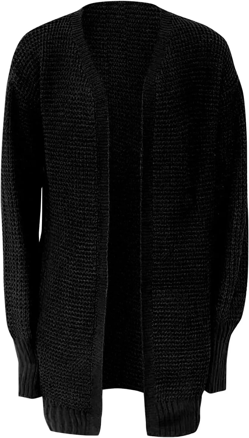 RTRDE Men's Coat Long Cardigan Jacket Trench Coat Fall Winter Outwear Coats For Men, M-2XL