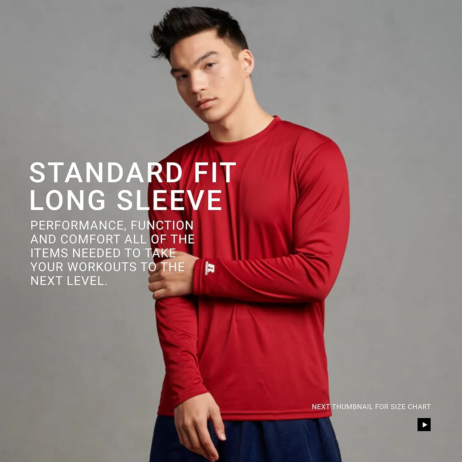 Russell Athletic Men's Long Sleeve Performance Tee