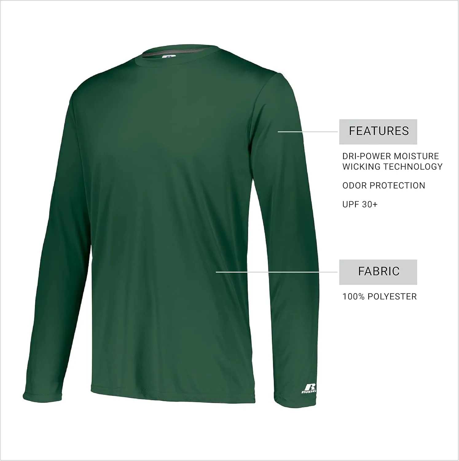 Russell Athletic Men's Long Sleeve Performance Tee