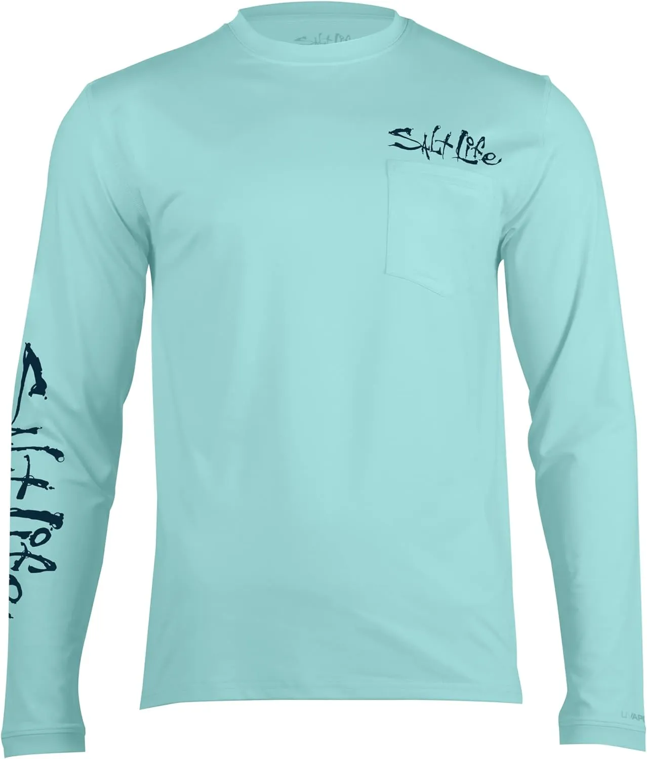 Salt Life Men's Marlin Fade Long Sleeve Performance Shirt