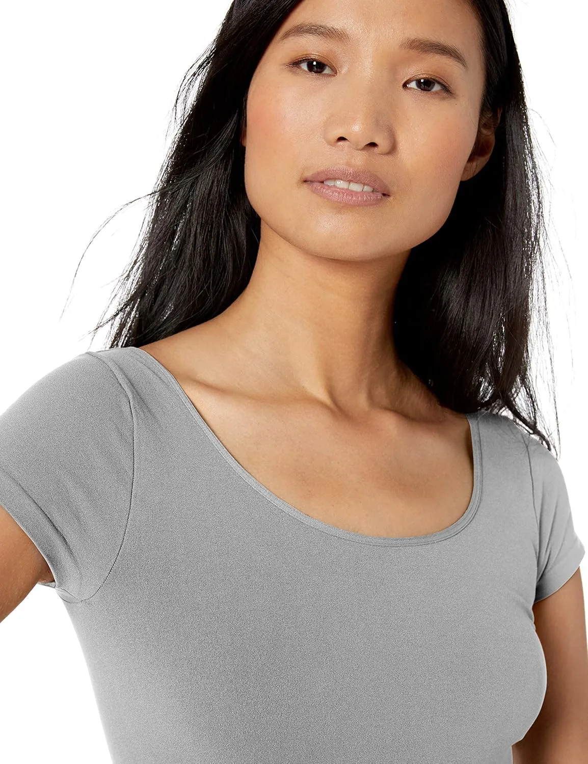skinnytees Women's Long Cap Sleeve Tee