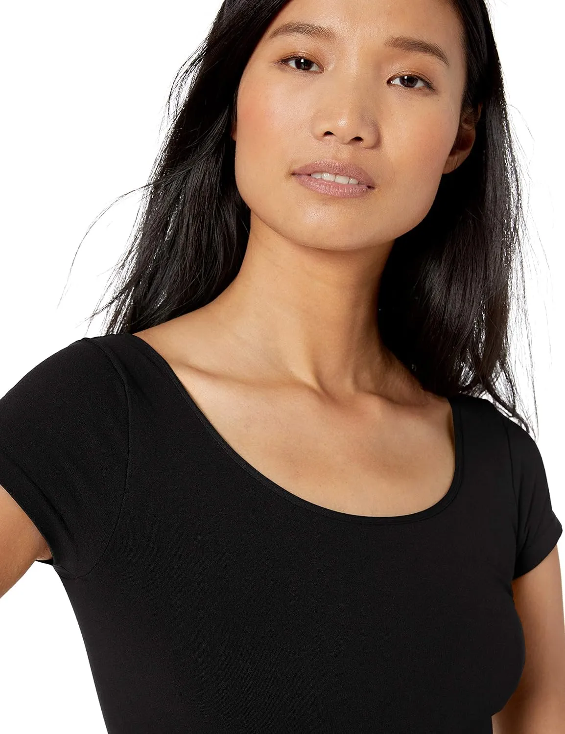 skinnytees Women's Long Cap Sleeve Tee