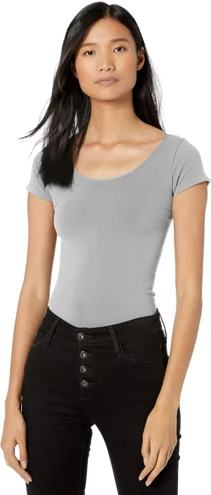 skinnytees Women's Long Cap Sleeve Tee