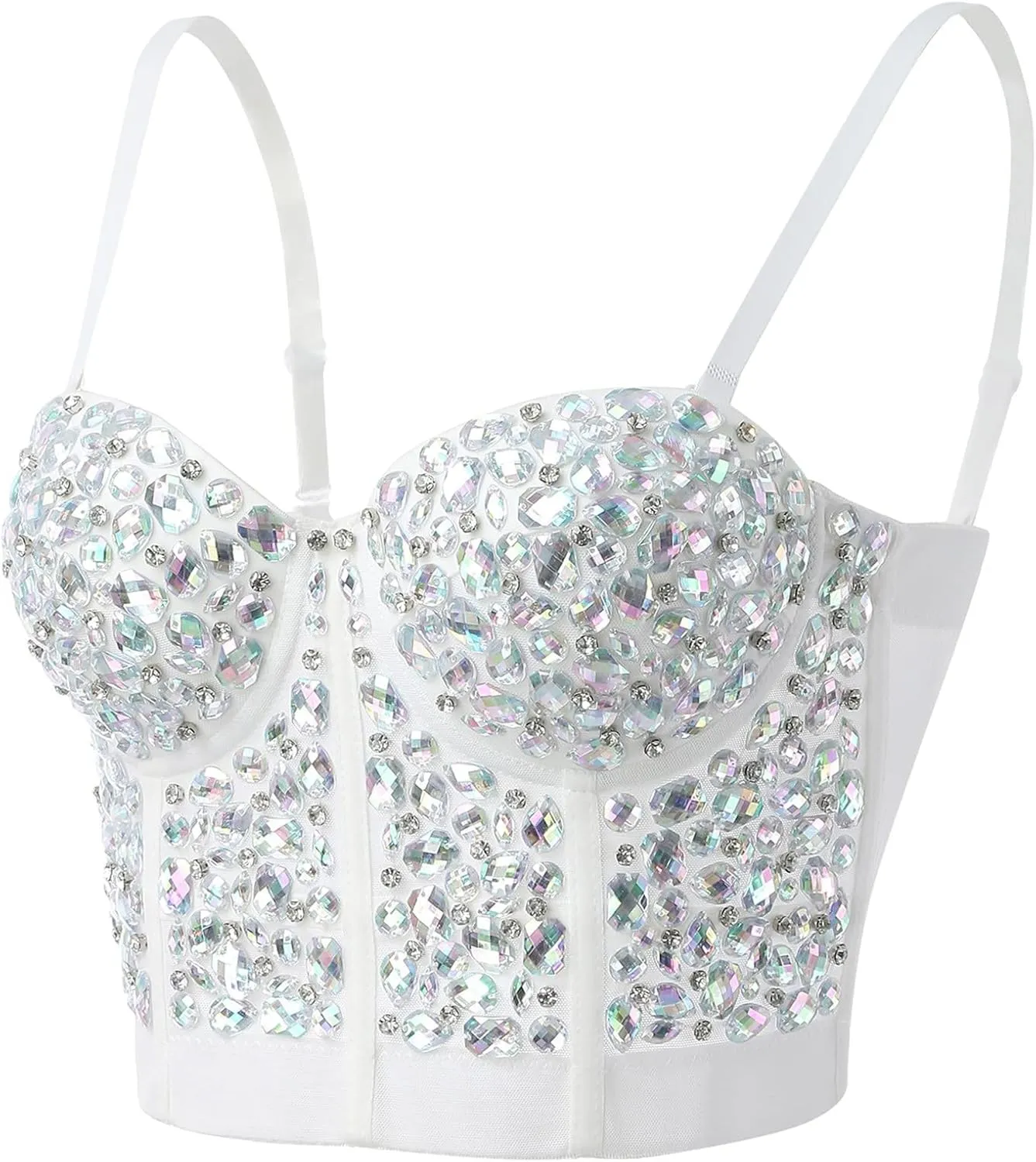 Sparkle Going Out Tank Tops for Women Club Rhinestone Sequin Sparkly Sleeveless Spring Blouses Shiny Camisole Party