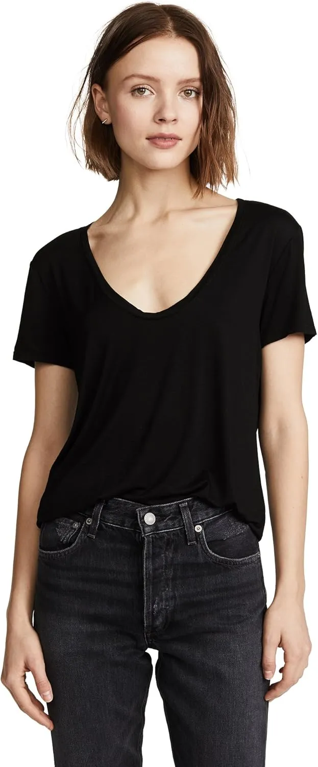 Splendid Women's Scoop Neck Short Sleeve T-Shirt