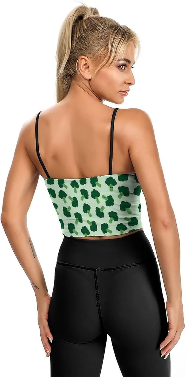 Summer Sleeveless for Women, Loose Fit Basic Casual Summer Sleeveless Shirts Cute Green Cartoon