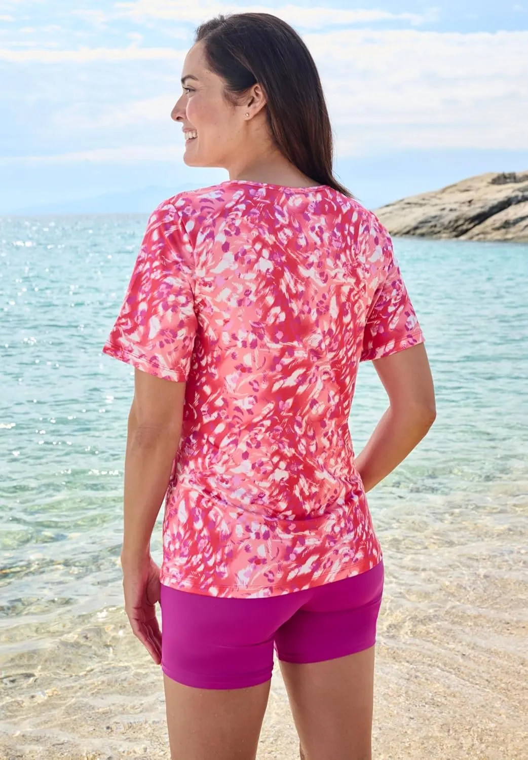 Swim 365 Women's Plus Size The Swim Tee