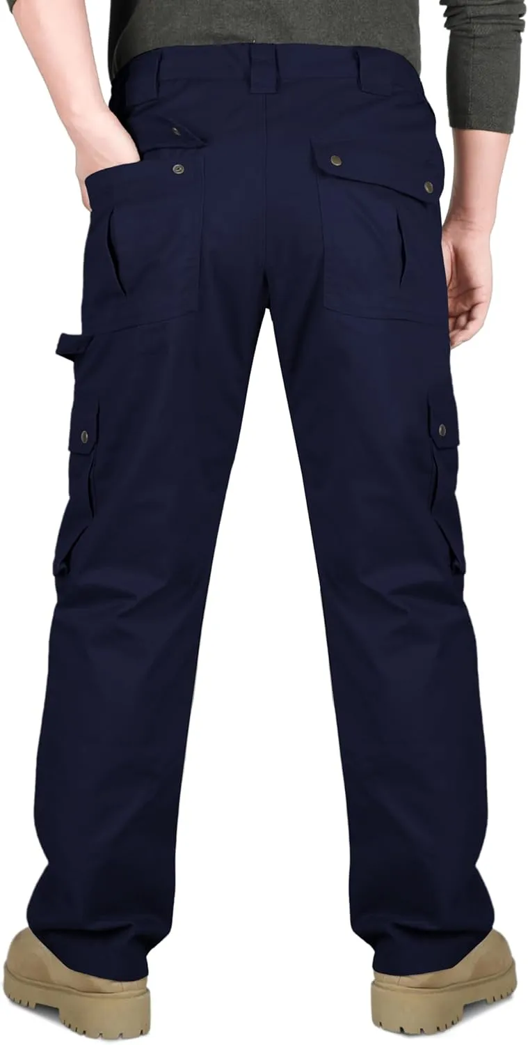 TICOMELA FR Pants for Men Flame Resistant Pants 7.5oz Lightweight (9 Pockets) Multi-Pocket Pants