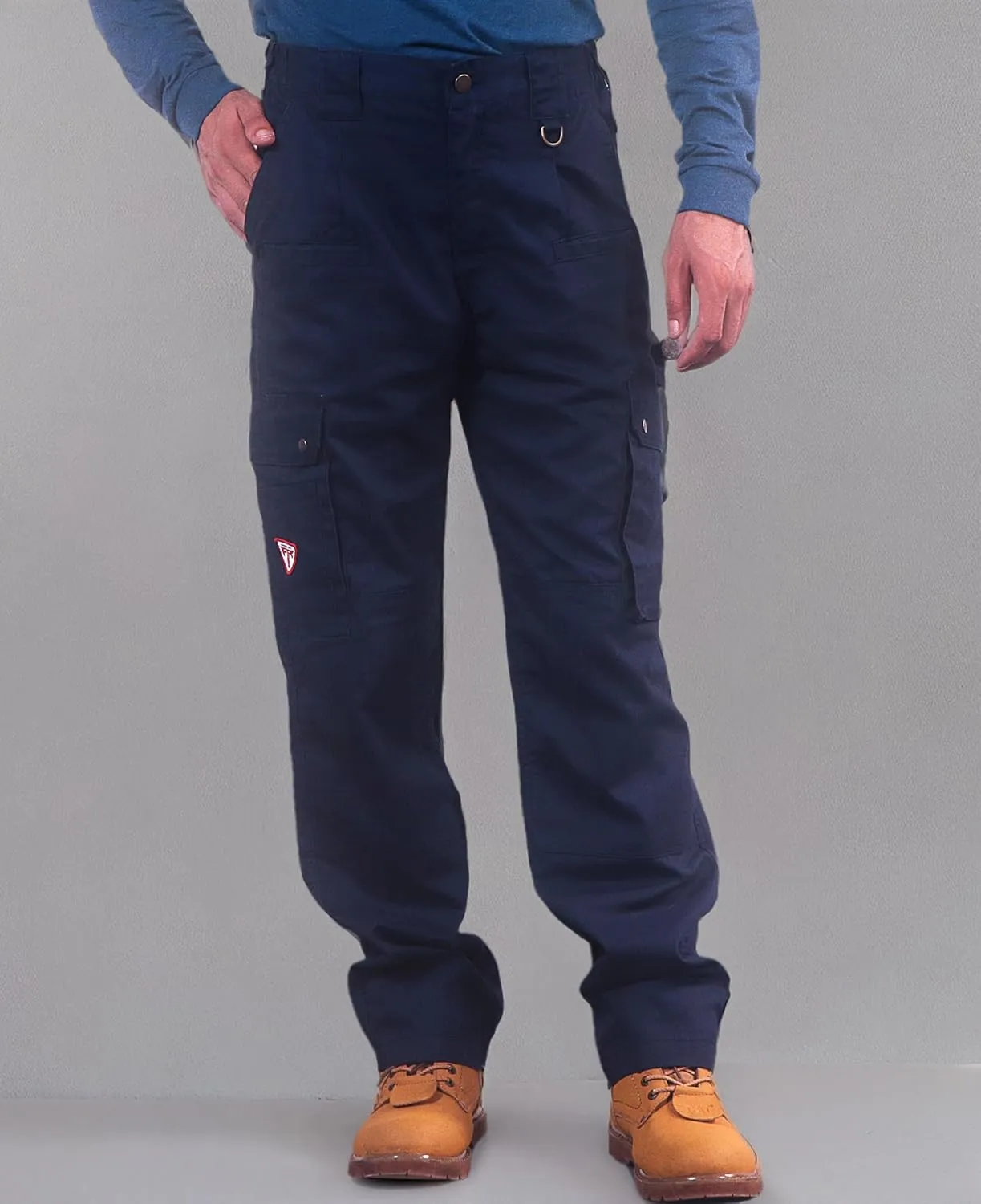 TICOMELA FR Pants for Men Flame Resistant Pants 7.5oz Lightweight (9 Pockets) Multi-Pocket Pants
