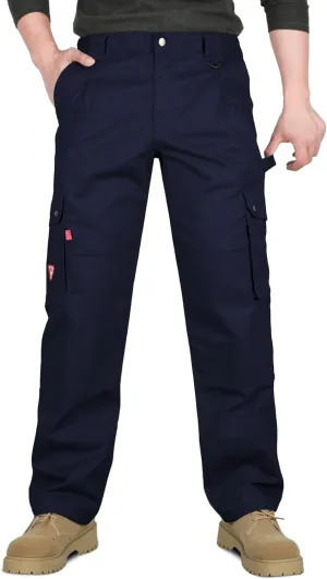 TICOMELA FR Pants for Men Flame Resistant Pants 7.5oz Lightweight (9 Pockets) Multi-Pocket Pants
