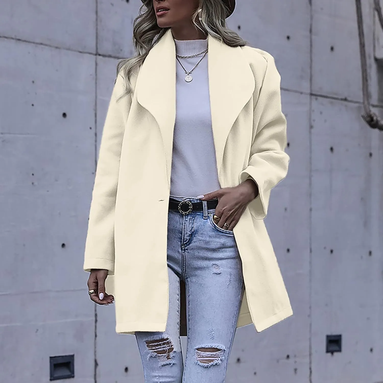 Trench Coat Women Thin Coat Trench Jacket Ladies Warm Slim Long Overcoat Outwear Khaki Trench Coat Women Double