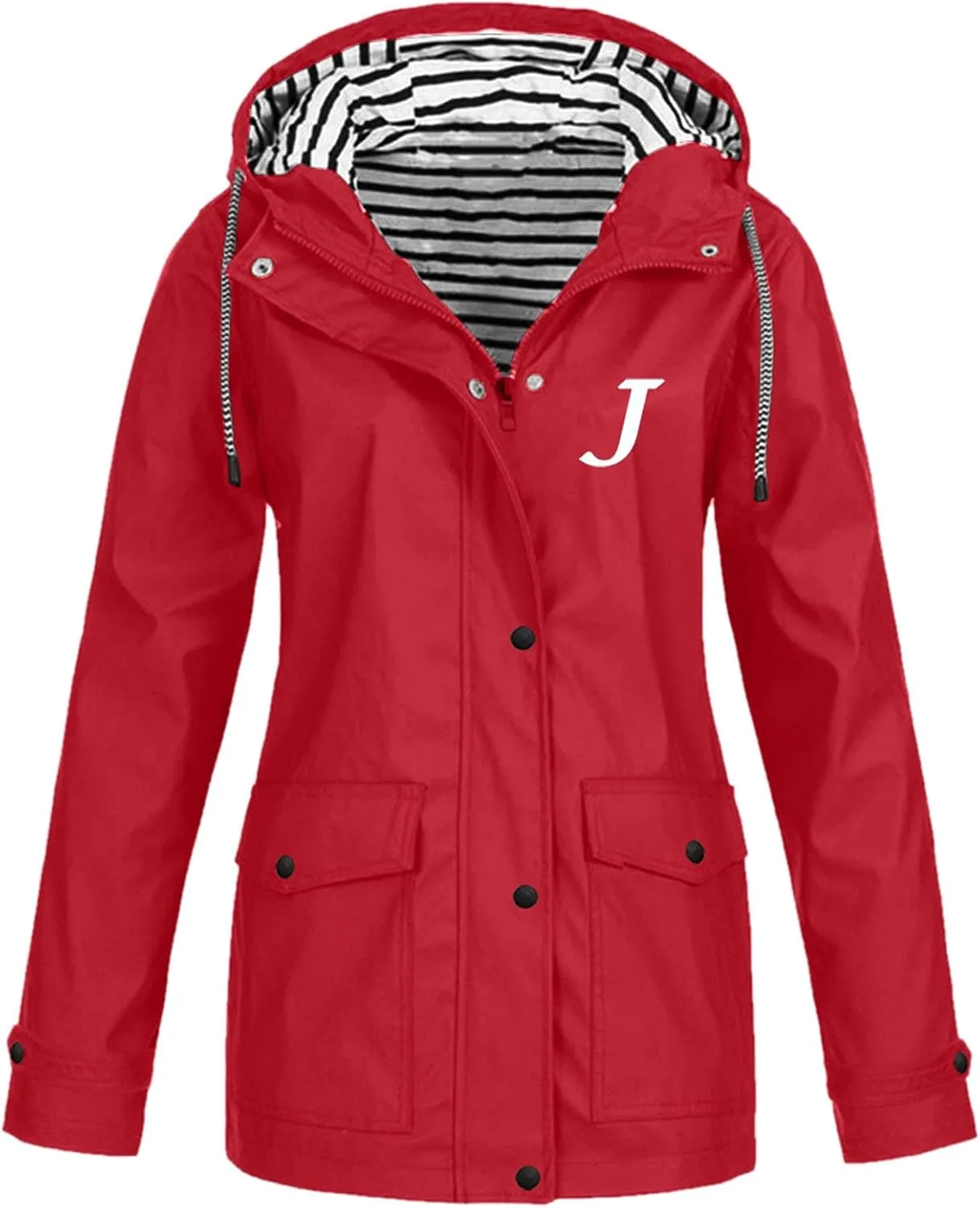 Trench Coats For Women Outdoor Trench Raincoat With Hood Lightweight Plus Size For Girls Lightweight Trench Coat