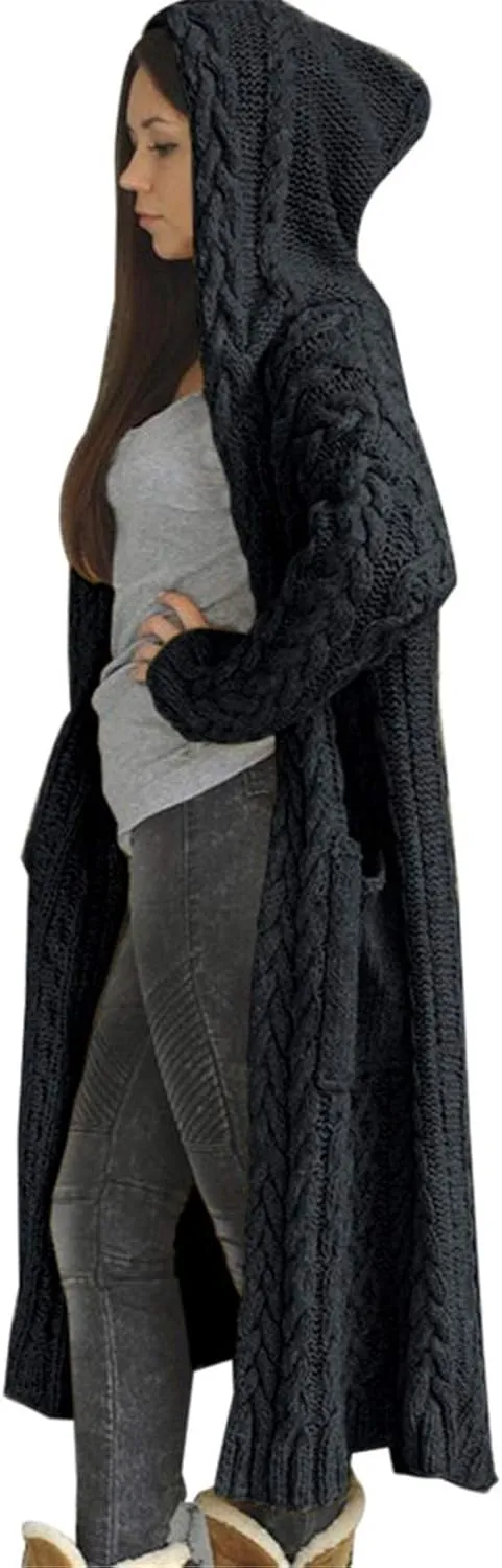 Trench Coats for Women Women Cardigan Breasted Large Long Single Sleeves Coat Women's Coat Double-Breasted Classic
