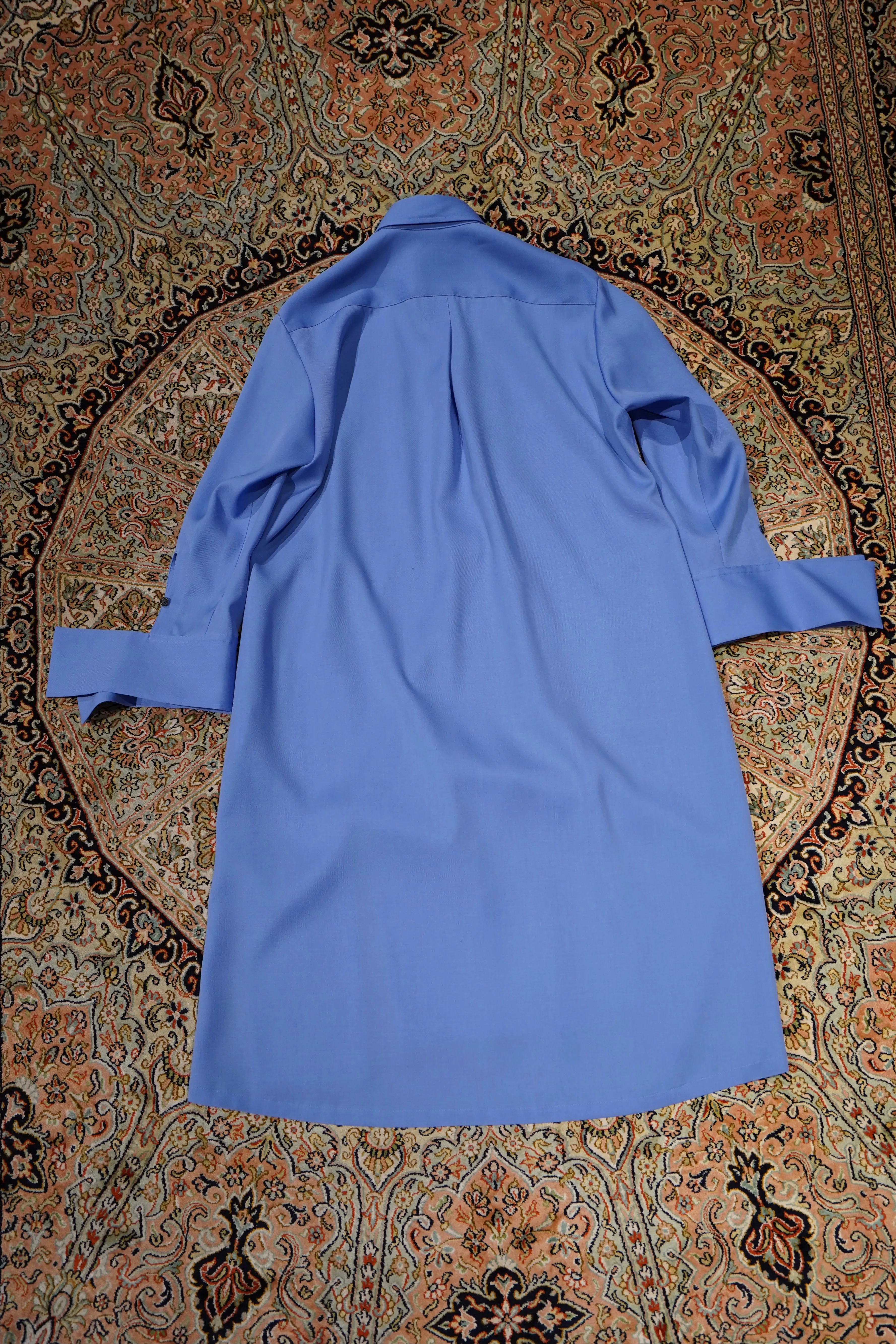 UJOH Long Sleeve Slit Shirts Dress