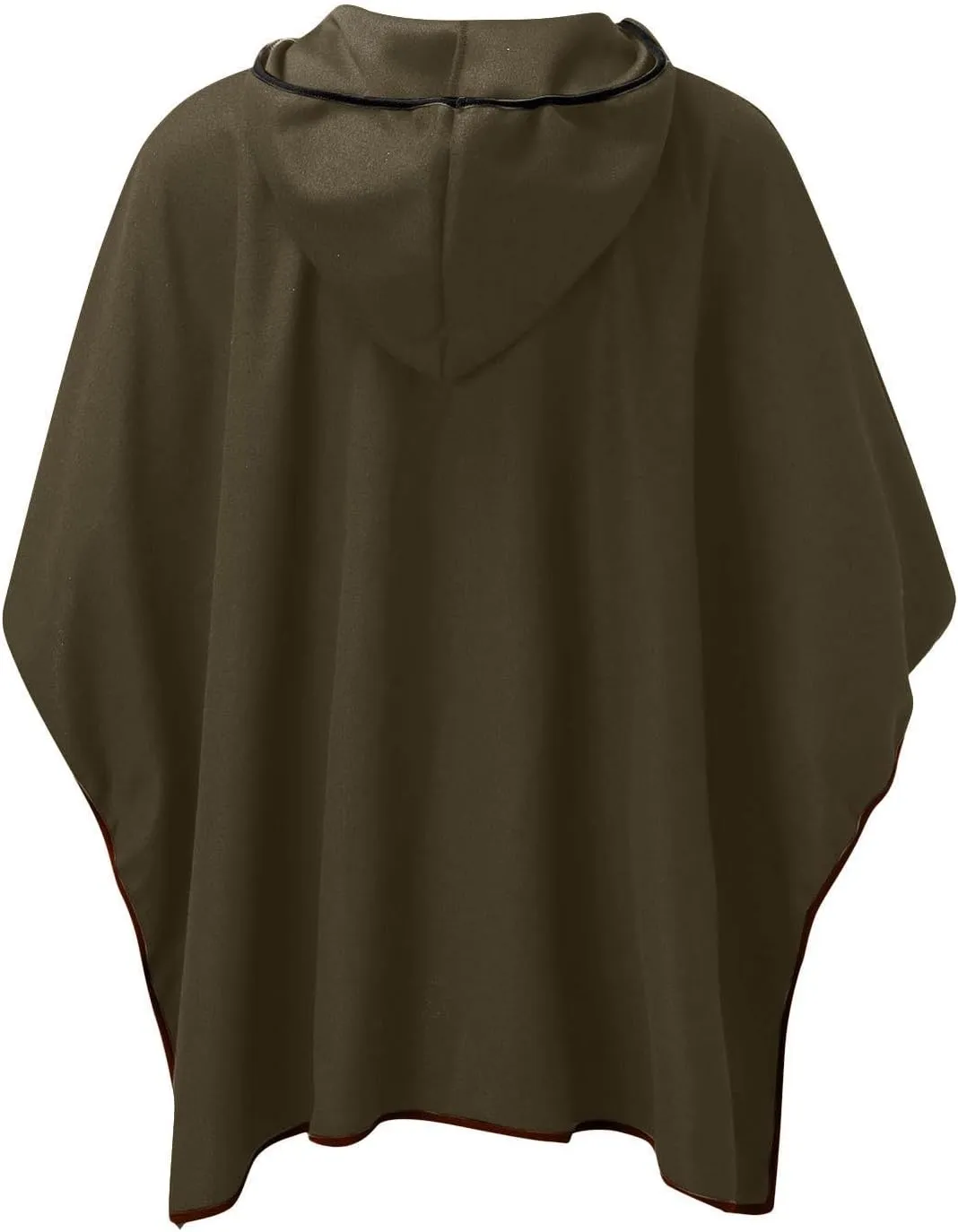 Unisex Casual Hooded Poncho Cape Cloak Fashion Coat Hoodie Pullover Casual Asymmetric Hem Hoodie Sweatshirts