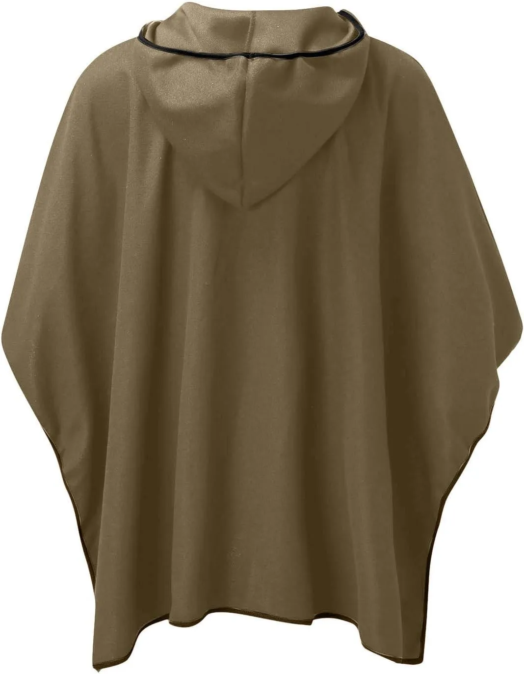 Unisex Casual Hooded Poncho Cape Cloak Fashion Coat Hoodie Pullover Casual Asymmetric Hem Hoodie Sweatshirts
