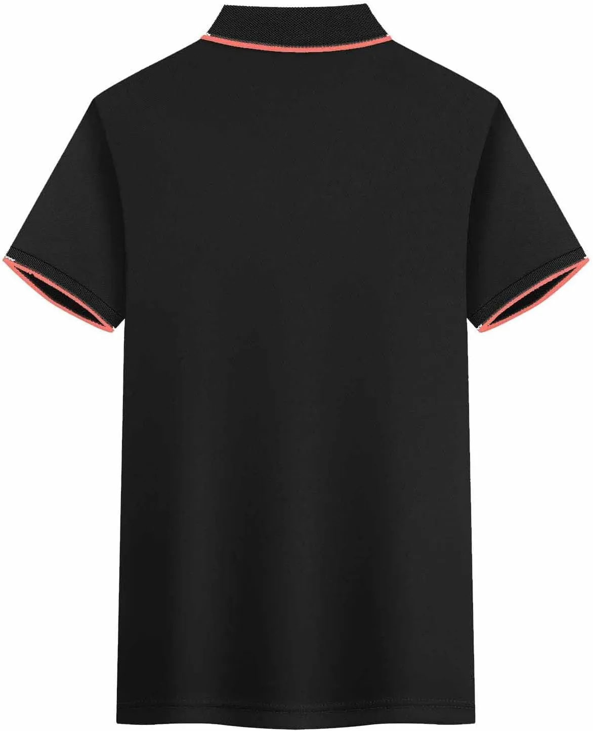 Unisex Polo Shirts Moisture Wicking Quick-Dry Short Sleeve 3 Buttons Solid Golf Shirt Casual Premium Summer Workout Tee Tops