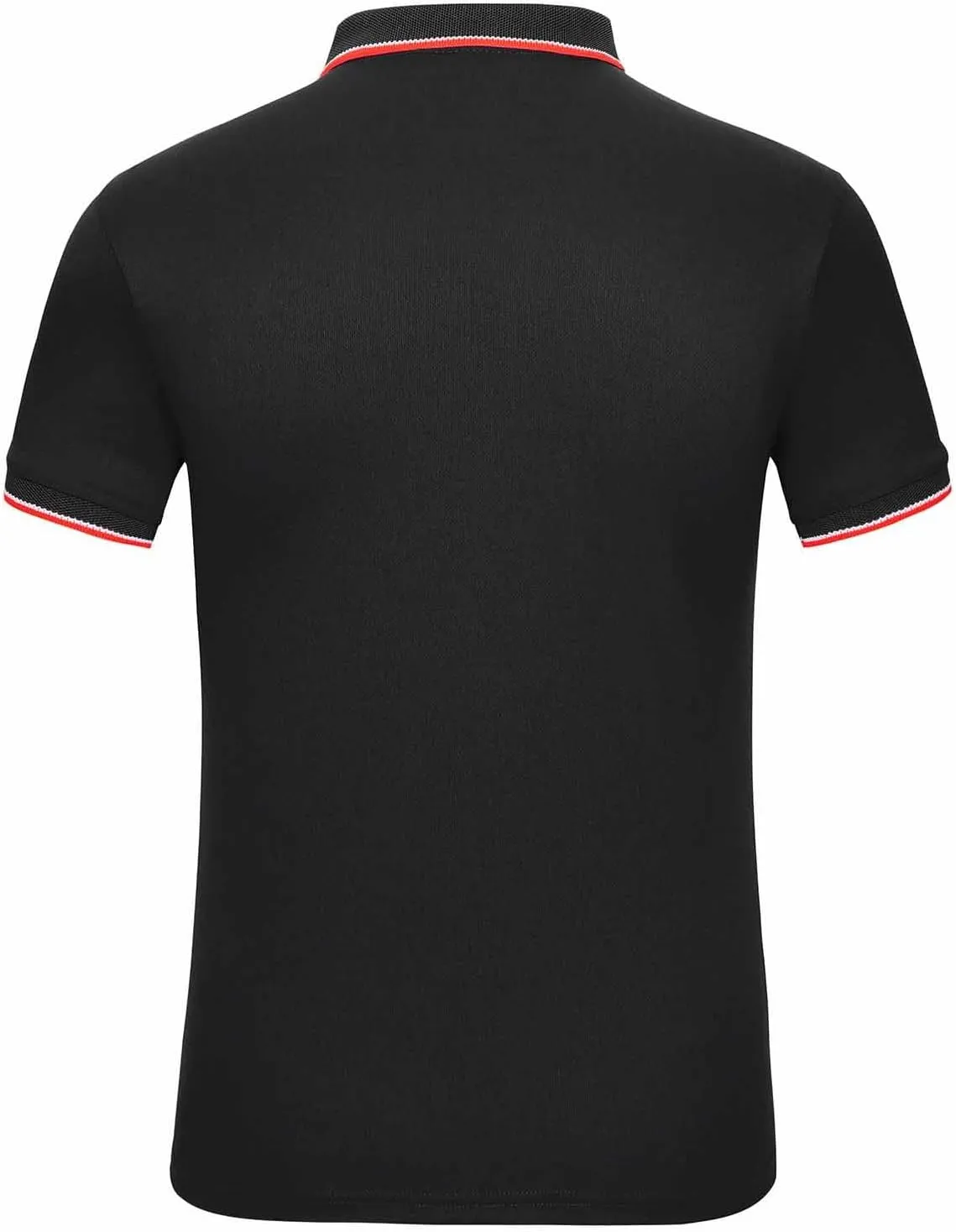 Unisex Polo Shirts Moisture Wicking Quick-Dry Short Sleeve 3 Buttons Solid Golf Shirt Casual Premium Summer Workout Tee Tops
