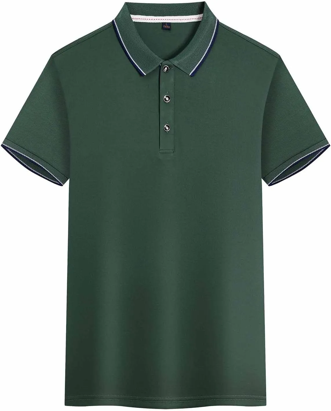 Unisex Polo Shirts Moisture Wicking Quick-Dry Short Sleeve 3 Buttons Solid Golf Shirt Casual Premium Summer Workout Tee Tops
