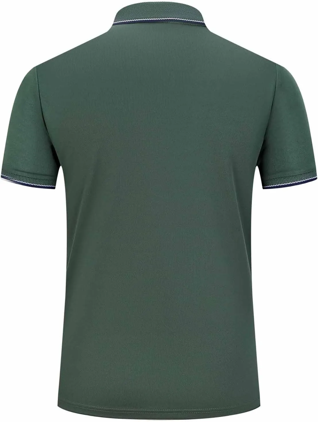 Unisex Polo Shirts Moisture Wicking Quick-Dry Short Sleeve 3 Buttons Solid Golf Shirt Casual Premium Summer Workout Tee Tops
