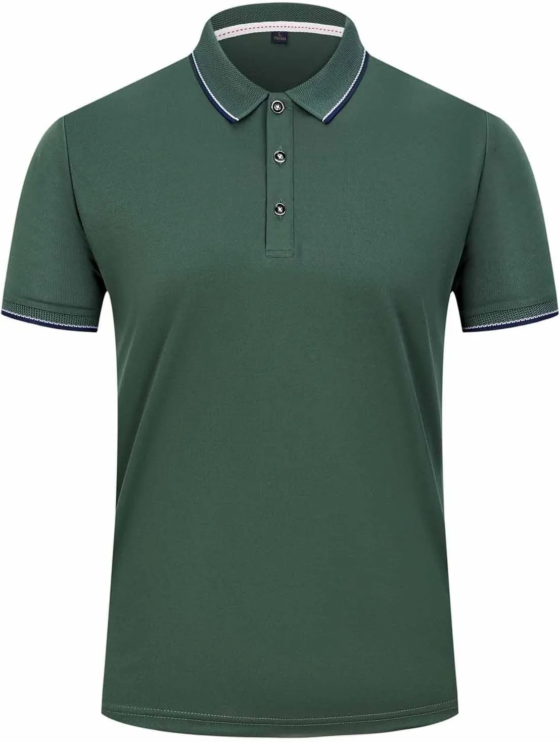 Unisex Polo Shirts Moisture Wicking Quick-Dry Short Sleeve 3 Buttons Solid Golf Shirt Casual Premium Summer Workout Tee Tops