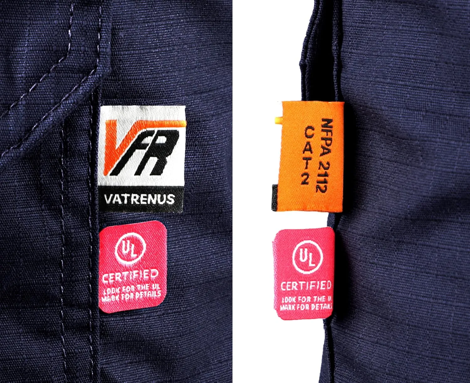 VATRENUS Men's FR Cargo Pants-10pockets Relax Fit Lightweight 6oz Rip-Stop Flame Resistant Jeans Water Repellent Finish