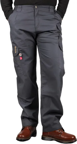 VATRENUS Men's FR Cargo Pants-10pockets Relax Fit Lightweight 6oz Rip-Stop Flame Resistant Jeans Water Repellent Finish