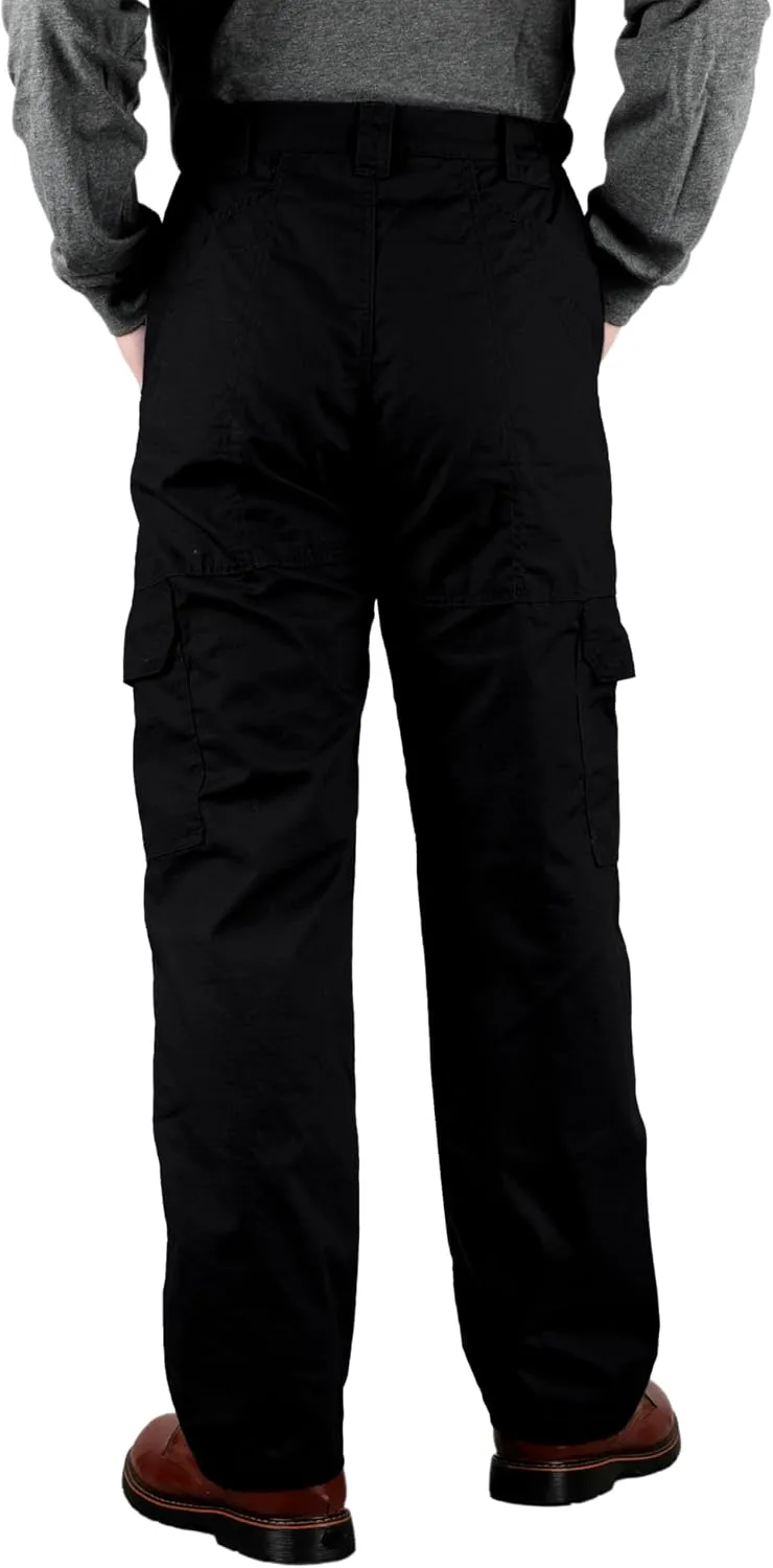 VATRENUS Men's FR Cargo Pants-10pockets Relax Fit Lightweight 6oz Rip-Stop Flame Resistant Jeans Water Repellent Finish
