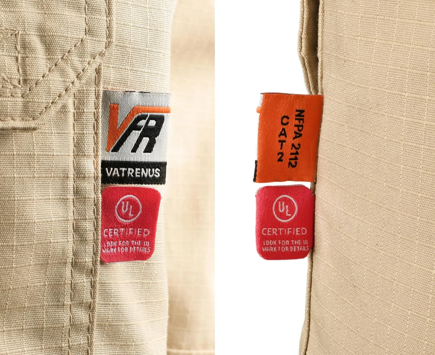 VATRENUS Men's FR Cargo Pants-10pockets Relax Fit Lightweight 6oz Rip-Stop Flame Resistant Jeans Water Repellent Finish