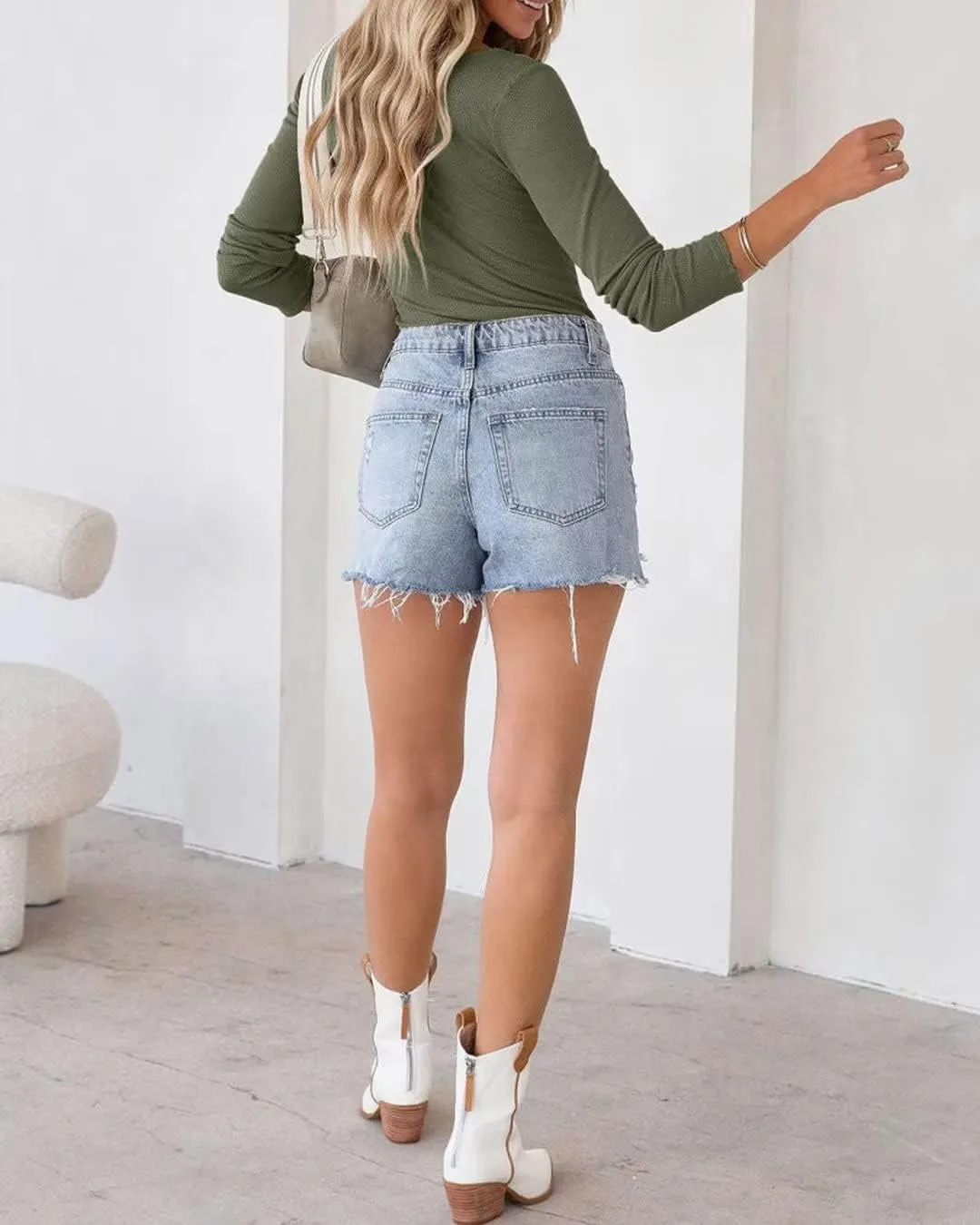 VICHYIE Summer Women's Scoop Neck Short Sleeve Shirts Ribbed Slim Fitted Casual Basic Top Blouses