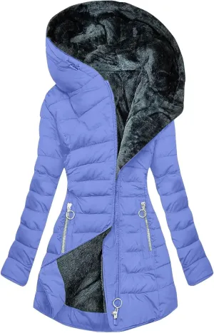 Winter Coats for Women with Hood Fleece Lined Thicken Puffer Coat Sherpa Warm Jackets Trendy 2024 Outfits Clothes