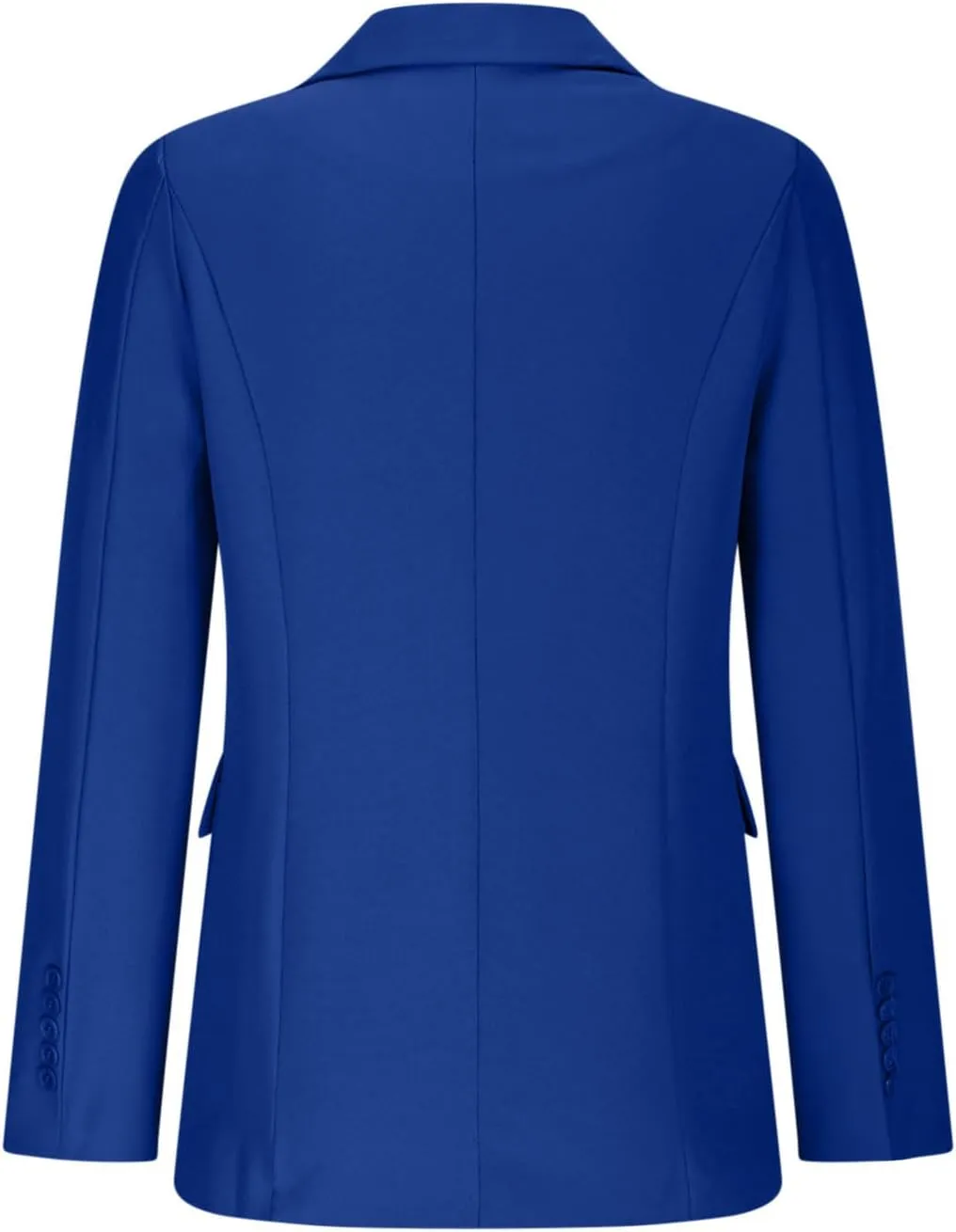 Wkishenl Blazers for Women Business Casual Solid Open Front Jackets Loose Fit Long Sleeve Lapel Blazer Coats Chic Office Suit