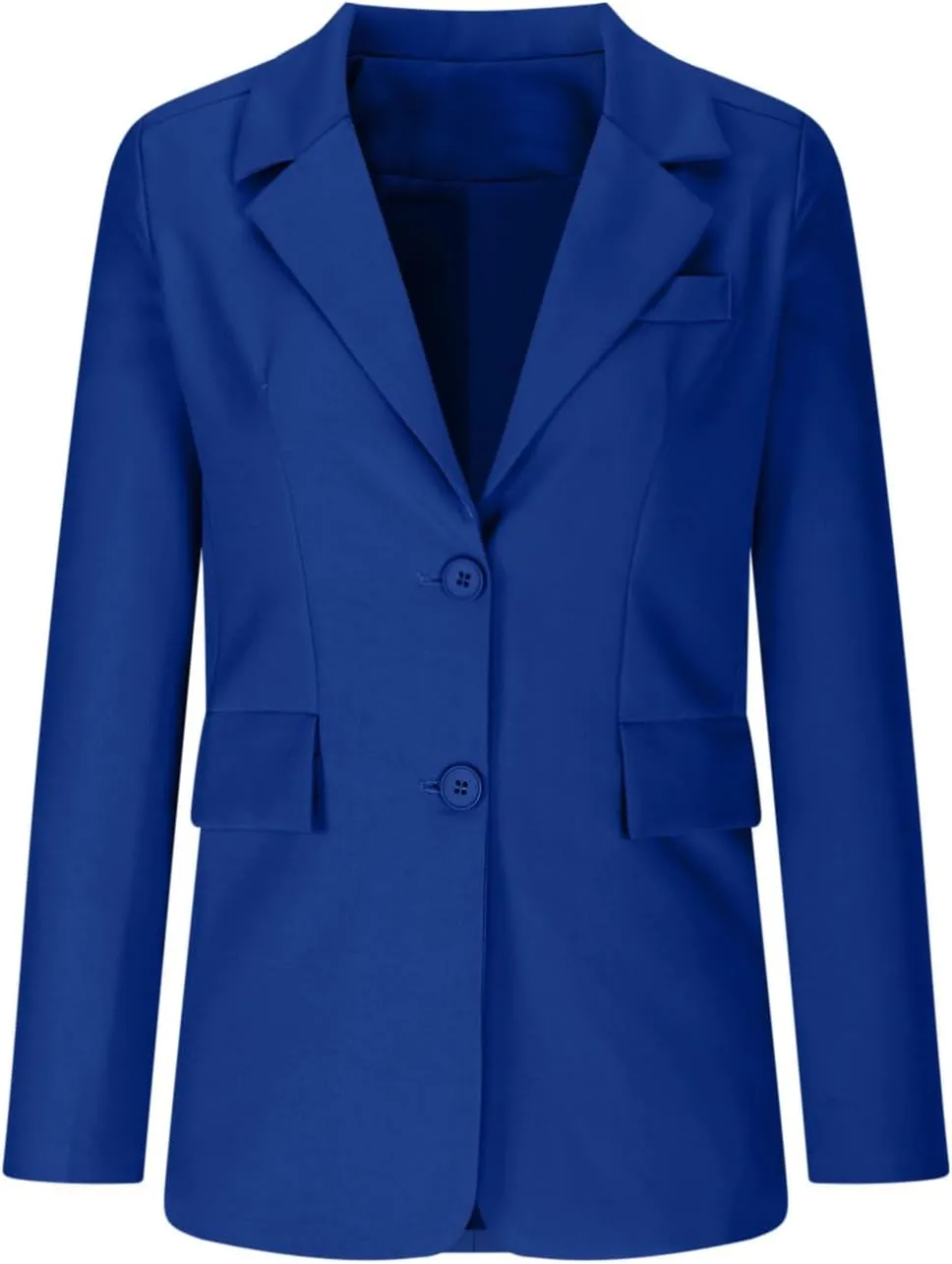 Wkishenl Blazers for Women Business Casual Solid Open Front Jackets Loose Fit Long Sleeve Lapel Blazer Coats Chic Office Suit