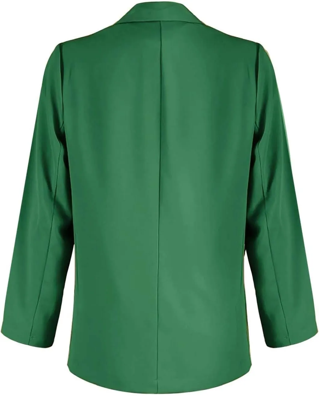 Wkishenl Womens Casual Blazer Jacket Solid Long Sleeve Open Front Work Office Blazers Button Down Lapel Business Jackets 2025