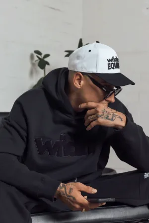 WNDRR TONE HOOD SWEAT - BLACK/BLACK
