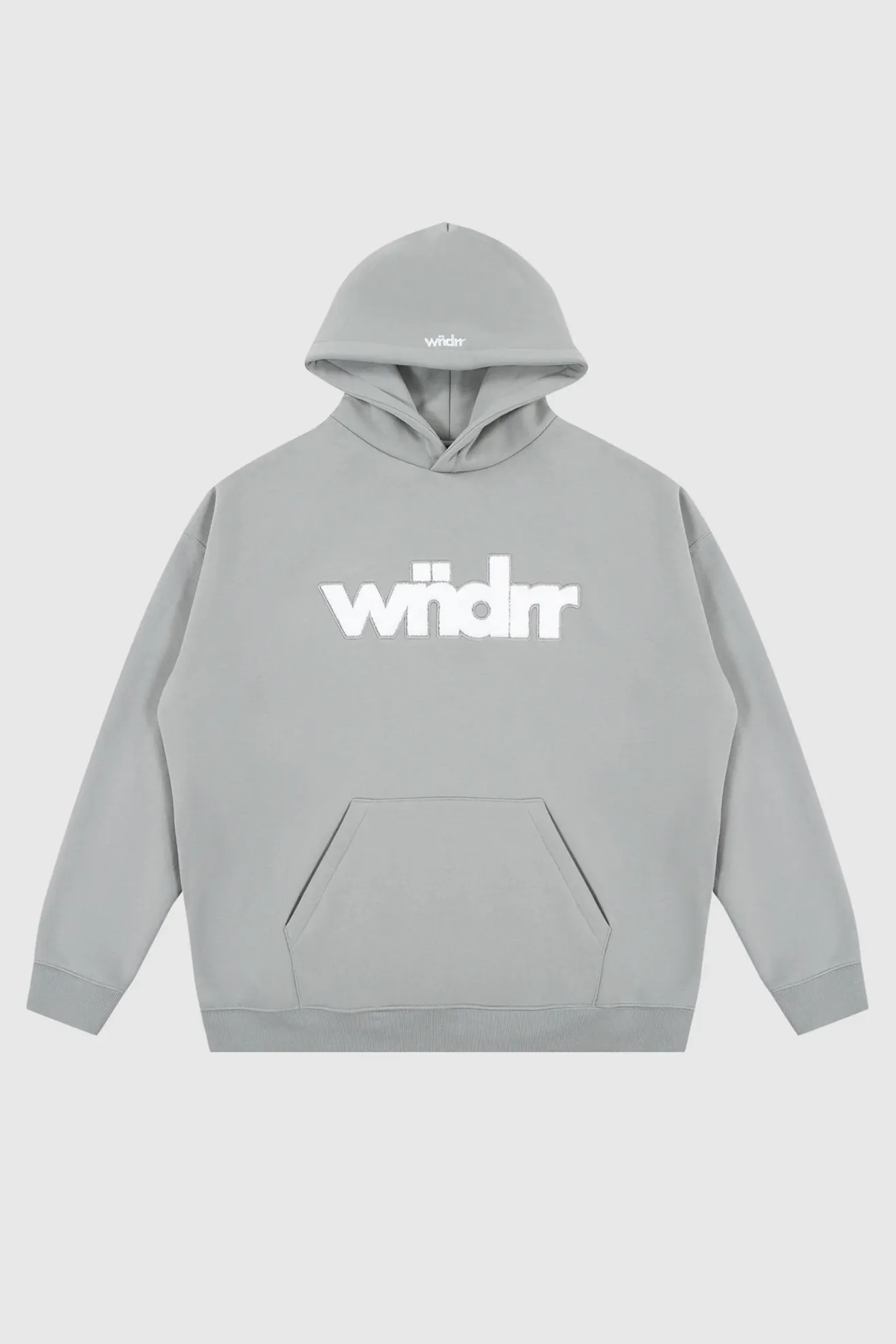 WNDRR TONE HOOD SWEAT - CEMENT GREY