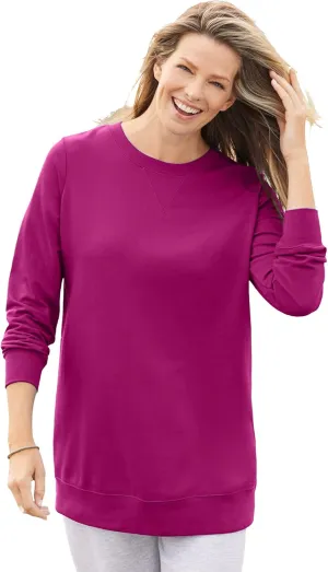 Woman Within Plus Size Fleece Sweatshirt