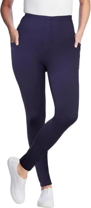 Woman Within Plus Size Pocket Legging
