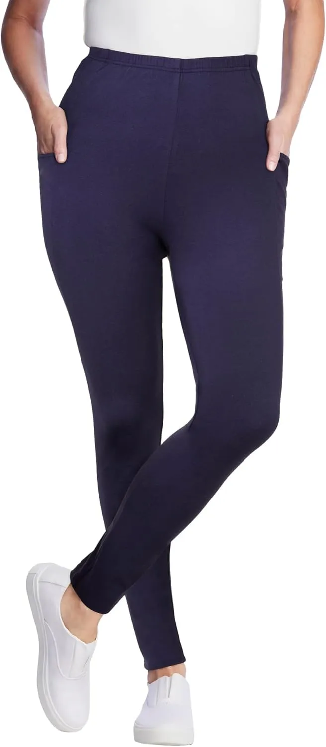 Woman Within Plus Size Pocket Legging