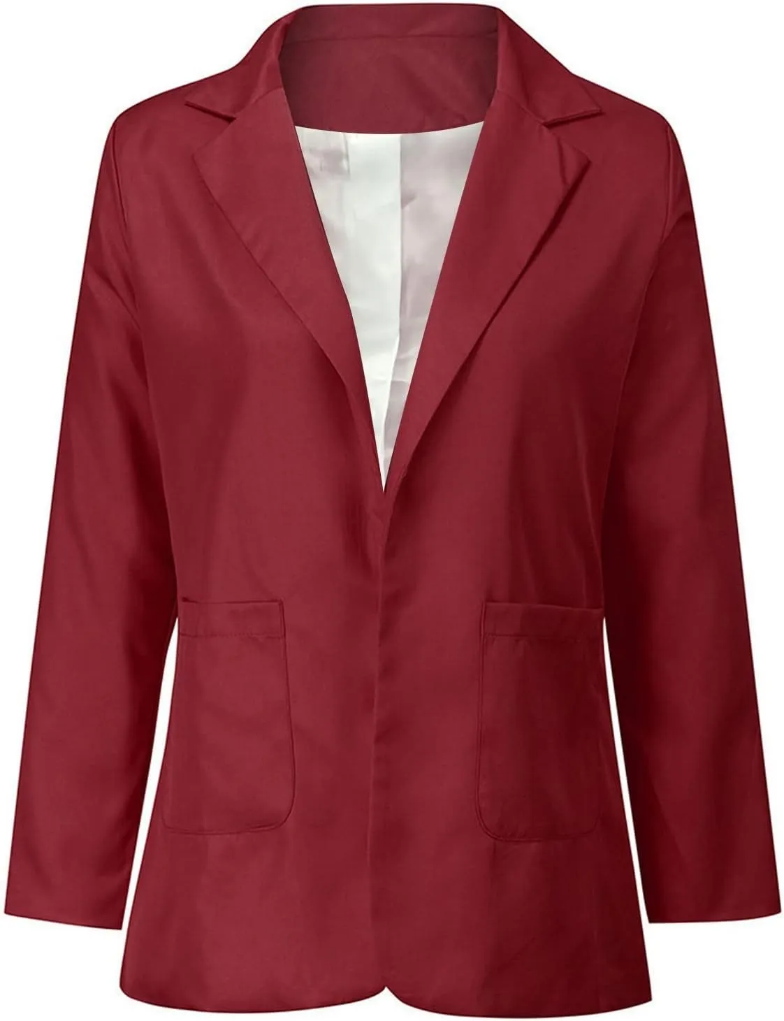 Women Cardigan Plain Blazers Jacket Blazers Outfits for Women Long Sleeve Work Blazer Winter Fall Blazers 2025