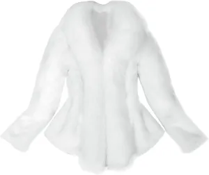 Women's 2023 Winter Coats Coat Pelt Thick Women Fashion Faux Pelt Warm Women's Coat Soft Long Sleeve Open Front Long