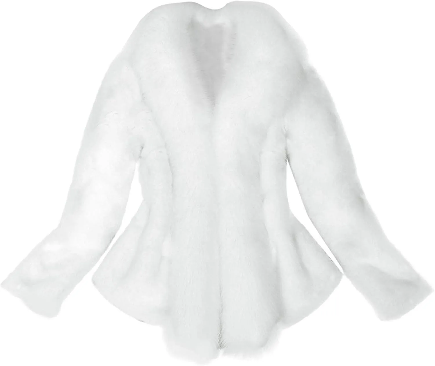 Women's 2023 Winter Coats Coat Pelt Thick Women Fashion Faux Pelt Warm Women's Coat Soft Long Sleeve Open Front Long