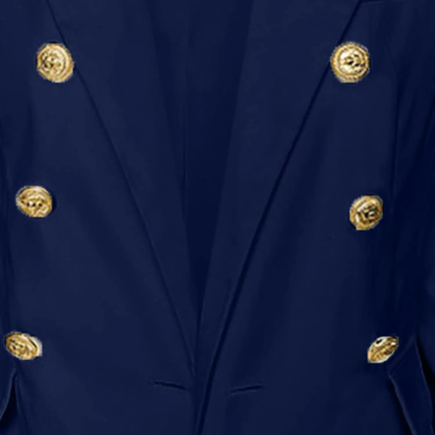 Women's Blazer Gold Casual Button Long Sleeve Work 0ffice Blazer Lightweight Open Front Lapel Jackets Trendy Clothes
