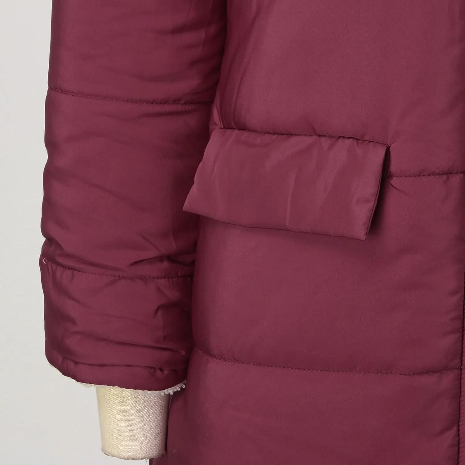Womens Long Puffer Coat Packable Down Jacket Ultralight Parkas Jacket Maxi Zip Up Winter Hooded Insulated Coat