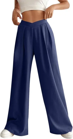 Women's Pants Casual Daily High Waist Straight Trousers Slim Solid Lounge Pants Fitness Outdoor Travel Fall Outfit