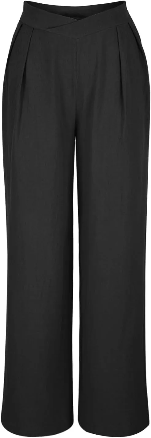 Women's Pants Casual Daily High Waist Straight Trousers Slim Solid Lounge Pants Fitness Outdoor Travel Fall Outfit