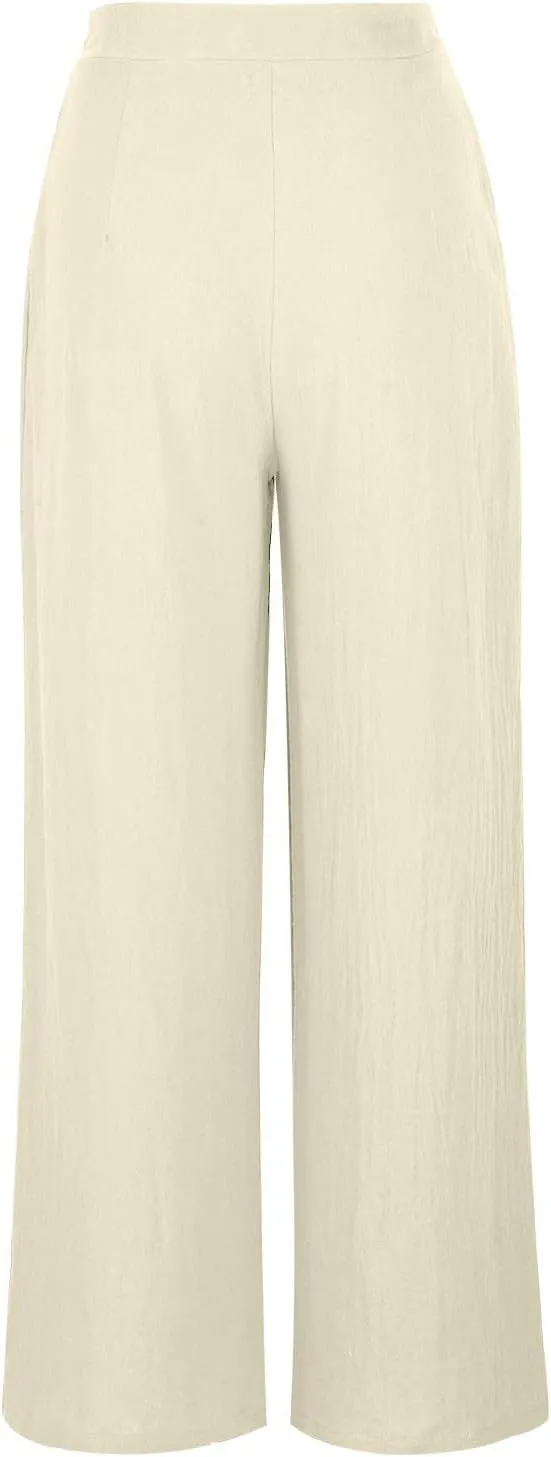 Women's Pants Casual Daily High Waist Straight Trousers Slim Solid Lounge Pants Fitness Outdoor Travel Fall Outfit