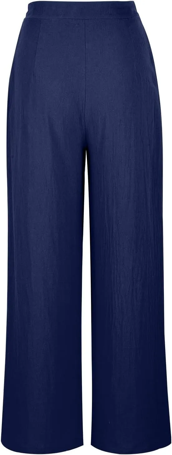 Women's Pants Casual Daily High Waist Straight Trousers Slim Solid Lounge Pants Fitness Outdoor Travel Fall Outfit